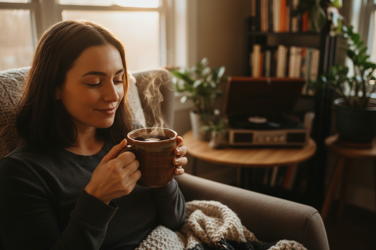 dark roast coffee drinker